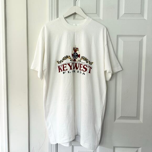 Fruit of the Loom Vintage 1994 Joe Cool Key West Florida Single Stitch Tee XL - Picture 1 of 7